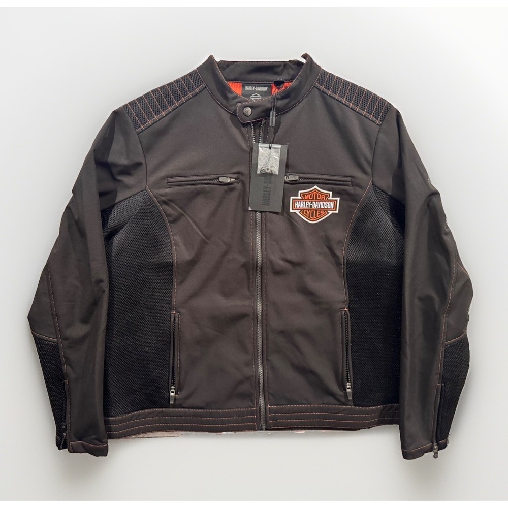 Harley Davidson Womens Forever Mesh Moto Jacket XXL Lined Brand New W TAGS